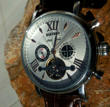 Mtr KINYUED-1809 AUTOMATIQUE,TOURBILLON SPIRALE VISIBLE + DATE, TBEG & FONCTIONS