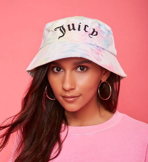 Juicy Couture Black White/Multicolor Bucket Hat NEW One size  display picture 2