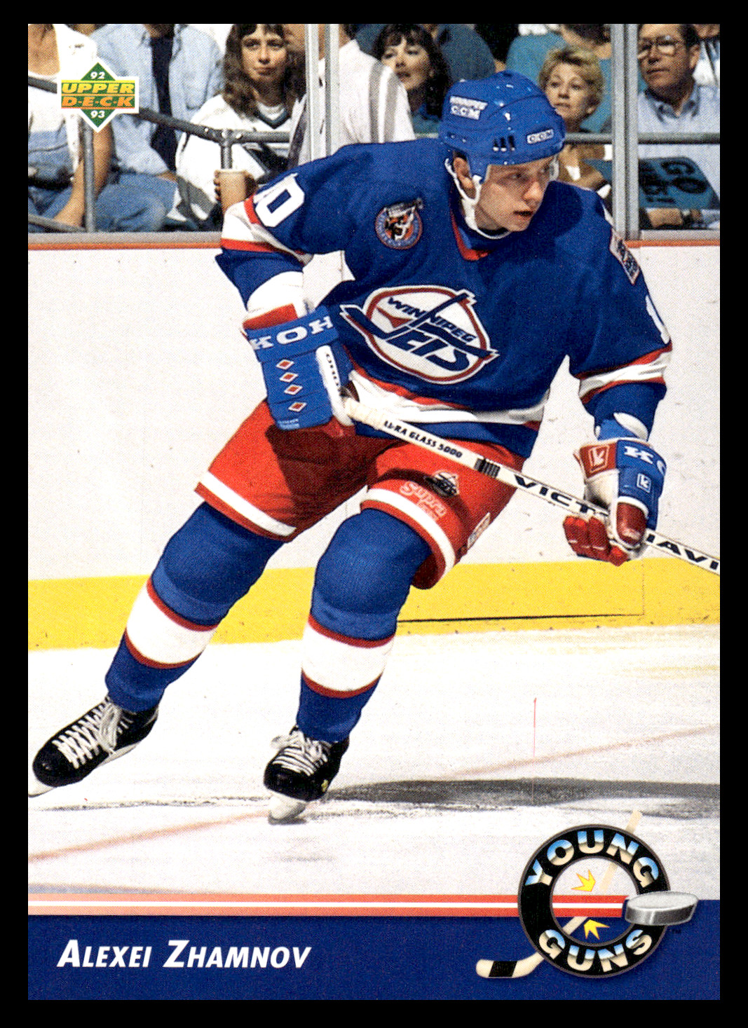 1992 Upper Deck Alexei Zhamnov #578 Winnipeg Jets NHL Hockey Young Guns