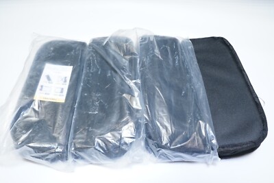 New Lot of 4 Small Folding Stool Travel Chair Lightweight Black Ships FREE