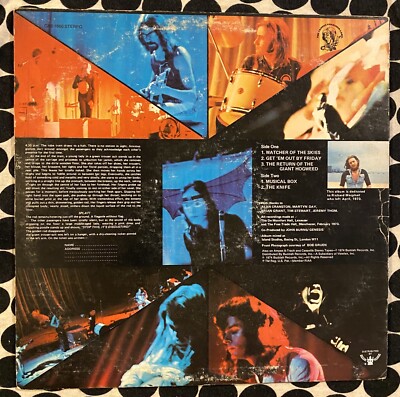 Genesis – Live - Charisma – CAS 1666 - Phil Collins & Peter