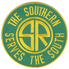 LARGE- Southern Railway (SOU)  embroidered patch