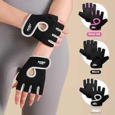 Half Finger Gym Gloves Breathable Anti-Slip Weight Lifting Cycling Yoga