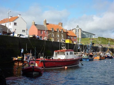 Photo A2 Getting Down at Victoria Harbour, Dunbar View taken from undern c2010
