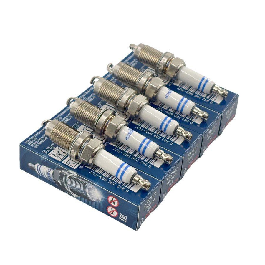 5PCS BOSCH Spark Plug For Volkswagen Golf Passat Jetta Beetle 2.5L 101905601F