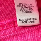 1948 Denim Women's 12P Hot Pink Hi Rise Stretch Jeans Petite Colorful — photo 4