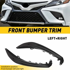 Bumper Lower Molding Trim Left+Right For 2019 2018 2020 Toyota Camry SE/XSE EOA