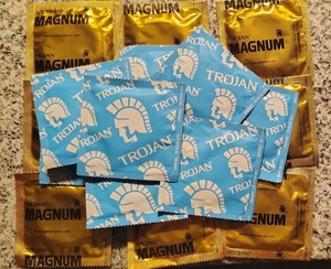 Trojan ENZ Unlubricated Condoms 8 Trojan Exp12/39 Magnum Condoms 9 Exp10/29