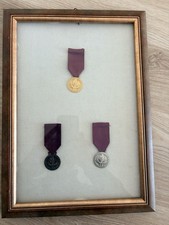 SET DI 3 MEDAGLIE AVIS ORO 750/1000 E ARGENTO E BRONZO IN FDC