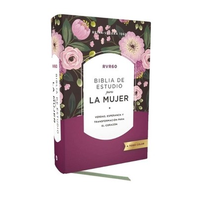Rvr60 Biblia de Estudio Para La Mujer, Tapa Dura, Interior a Color, Comfort Prin