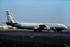 RJ722_N709PC_PORTS OF CALL_B707-323B_1988_(SCRATCH) - ORIGINAL KODAK SLIDE