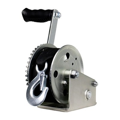 Powerwinch Utility Series Winch 1,400lb, 6'' Crank Arm - Zinc 21500-W-1400-6-Z...