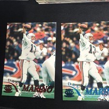 1996 Pacific Pure NFL Gridiron - Dan Marino #65 Red