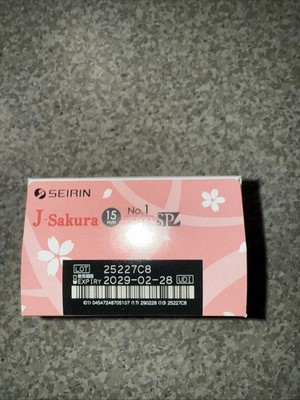 SEIRIN Acupuncture J-Sakura (JSP type) Length of 0.16x15mm, 100pcs needles