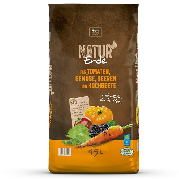 Patzer Natur Erde Bio FüR Tomaten & Hochbeete Torffrei - 45 Liter-image