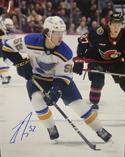 Zach DEAN Signed 8x10 Photo! St. Louis BLUES! Springfield Thunderbirds COA