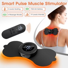 Cordless Heating Tens Unit Muscle Stimulator Pulse Massager Therapy Pain Relief