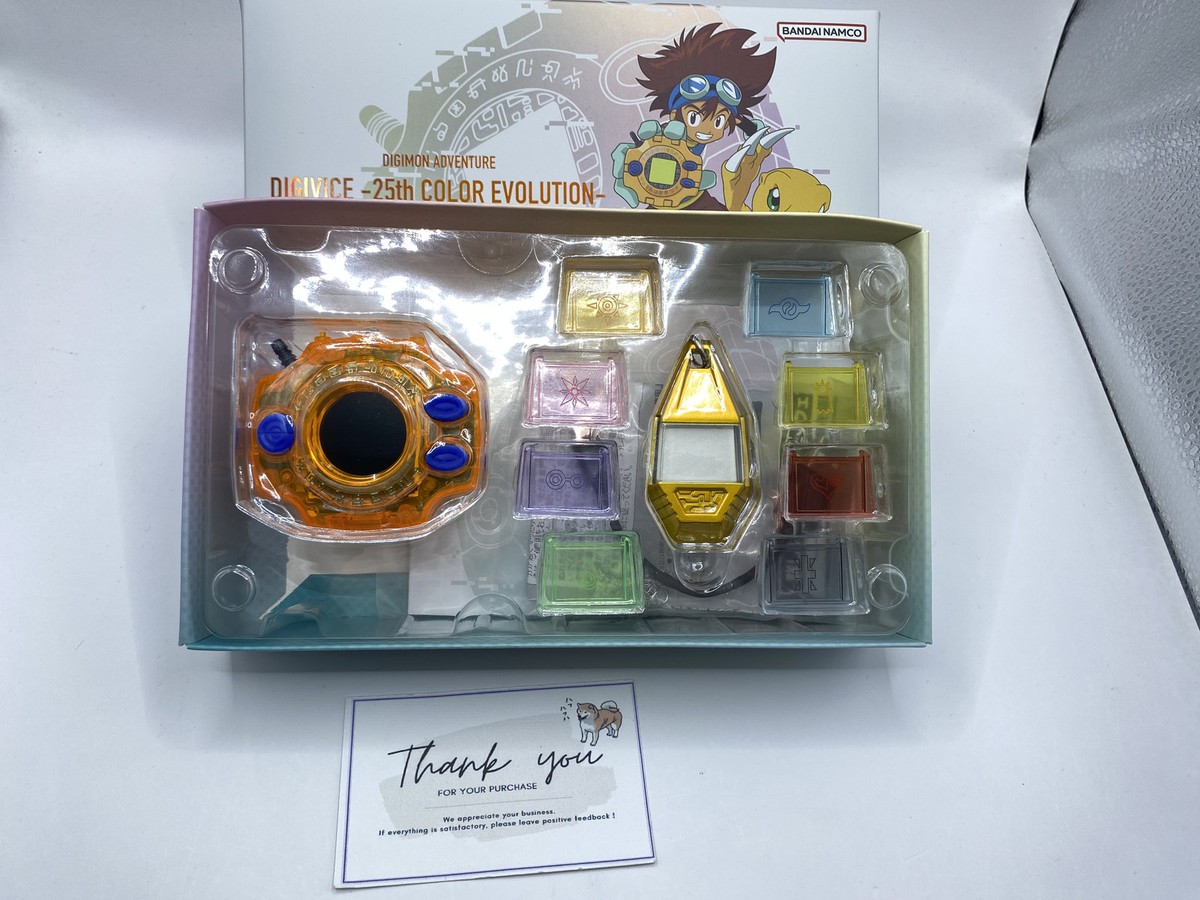 Digimon digivice 25th color evolution DX SET TAICHI YAGAMI COLOR