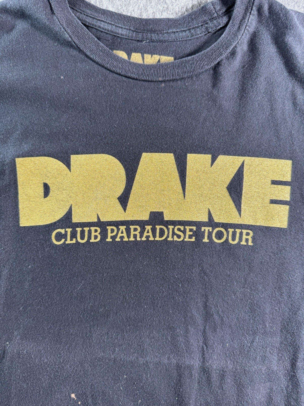 DRAKE CLUB PARADISE TOUR 2012 CONCERT T SHIRT SIZE S RAP HIP HOP ORIGINAL Tee
