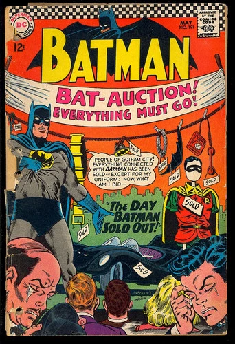 Batman #191 Low Grade Silver Age Superhero Vintage DC Comic 1967 PR/FR
