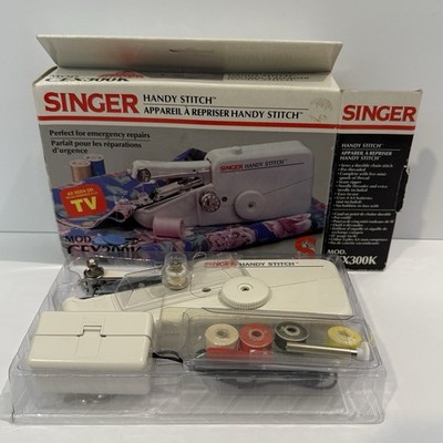 Singer Mini Mender Vintage Travel Portable Sewing Machine Handy Stitch CEX300KD