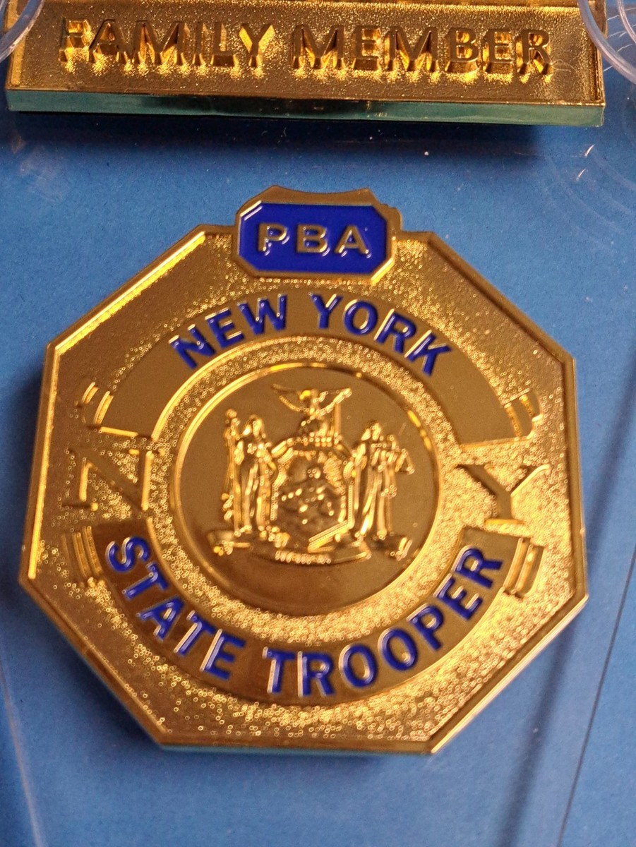 NOVELTY CAR DASH WINDSHIELD ORNAMENT 2026 NY STATE TROOPER PBA | eBay