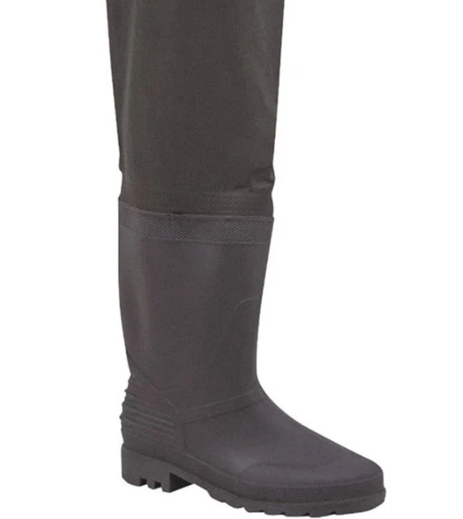 New FROGG TOGGS Mens Rana II Waterproof PVC Fishing Bootfoot Hip Wader Brown 9