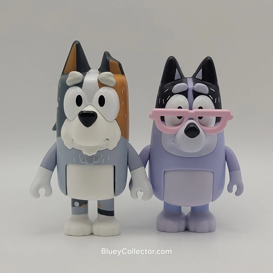Bluey coleciona e joga figuras Toda a família Heeler trixie bob listra nana - Imagem 4 de 4
