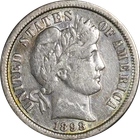 1898-P Barber Dime