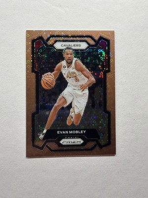 2023-24 Prizm Evan Mobley Bronze Prizm Disco Jersey # 4/20 Cleveland Cavaliers