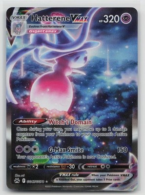 Hatterene VMAX GG47/GG70 SWSH: Crown Zenith: Galarian Gallery Ultra Rare NM/LP