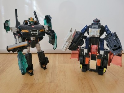 Transformers Cybertron CROSSWISE & RUNAMUCK Deluxe Class, Hasbro 2005