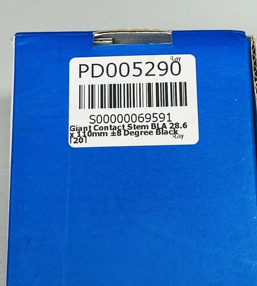 GIANT Contact Bike Stem Black 28.6 X 110 8D - Image 4 of 4