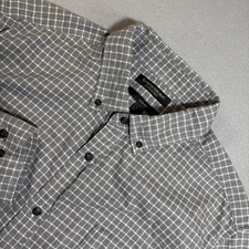 Banana Republic Mens Untucked Slim Fit Button-Down Luxe Flannel Shirt Size Large