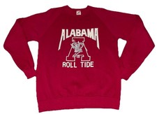 Vintage 80's Alabama Roll Tide Crewneck By Jeezees Made in USA Size L