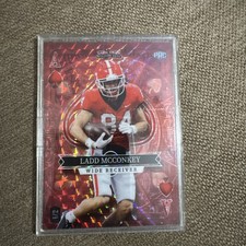 2024 Wild Card 5 Card Draw Stacked Deck Ladd Mcconkey 1/2 Red Ace Of Clubs!