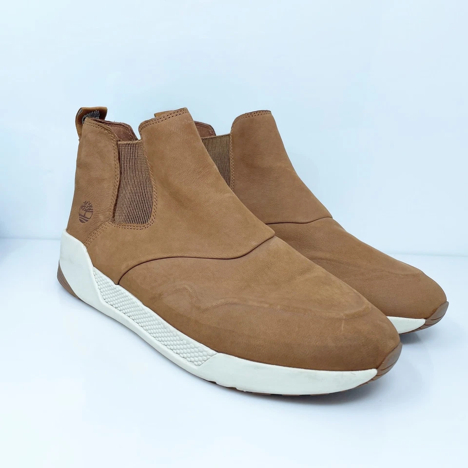 Timberland женщин Kiri вверх A1SX9 коричневый лодыжки Chelsea ботинки размер 9,5 - Изображение 2 из 4