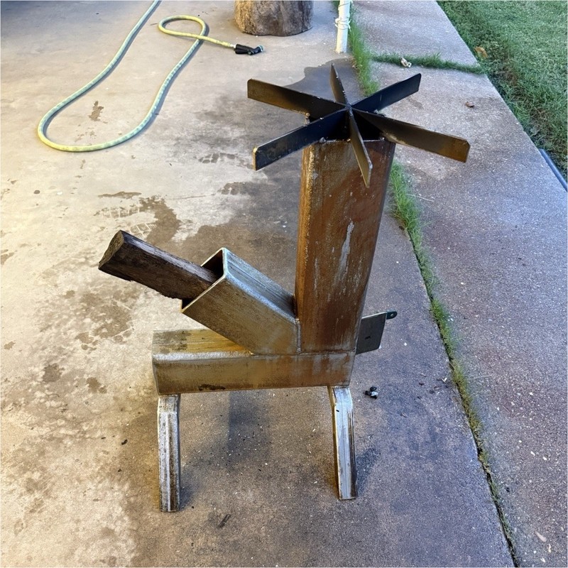 Rocket Stove—Grilling 