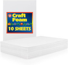 Craft Foam Sheets, White 10 Count