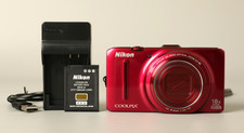 Appareil photo numérique Nikon COOLPIX S9300 rouge zoom 16 mégapixels 18x du ...