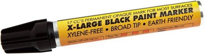 Forney 70829 Marker, Paint, Extra-Large, Black 1 Count (Pack of 1), 