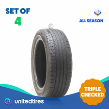 Set Of 4 Used 21555r18 Nexen Npriz Ah8 95h - 6.5-8.532 1b16j