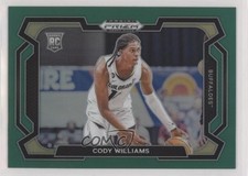2024-25 Panini Prizm Draft Picks Green Prizm Variations Cody Williams #80 12g7