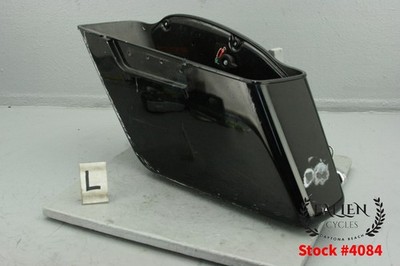 2013 Harley Dyna Switchback Left Saddlebag Bottom VIVID BLACK #4084