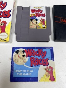 Wacky Races Nintendo NES! CIB! Complete In Box! Great Shape! Read description!
