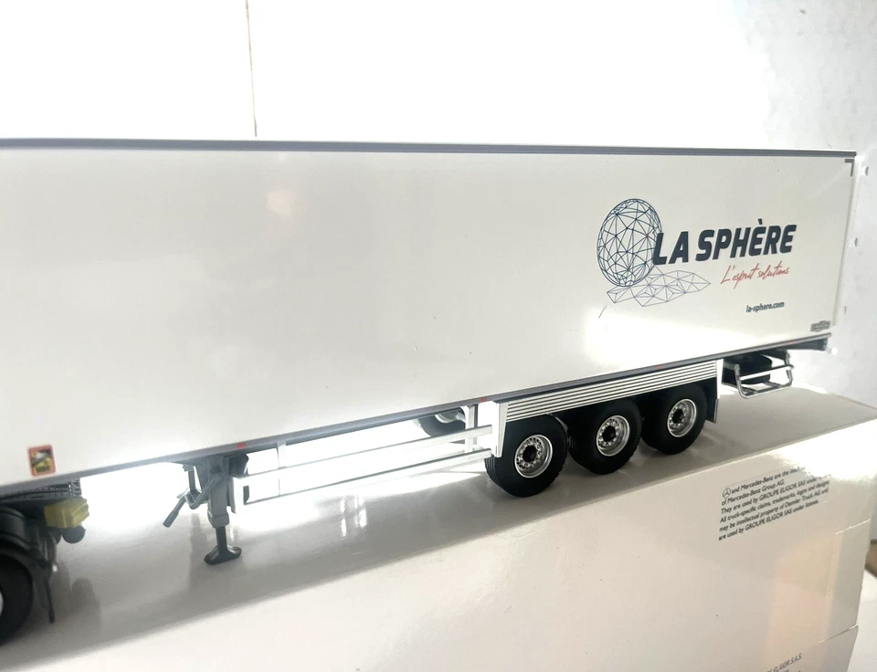 ELIGOR 1/43 CAMION MERCEDES ACTROS 5 STREAMSPACE SEMI FRIGO LA SPERE REF 117965 - Photo 4/4