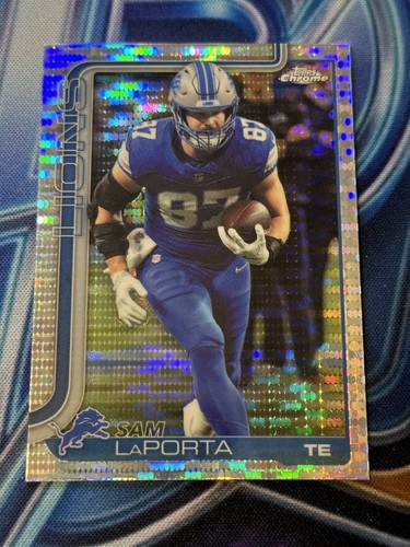 2025 Topps Chrome - Sam LaPorta #100 Pulsar Refractor