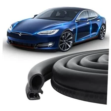  Automotive Door Weather Stripping Car Door Rubber Edge Trim Seal Strip 98Ft