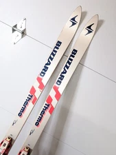 Vintage Blizzard Thermo SL Race Skis w/ Tyrolia Bindings Cazal Design