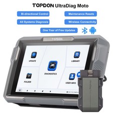 TOPDON UltraDiag Moto Inalámbrico Moto Diagnóstico Escaneo Control Bidireccional